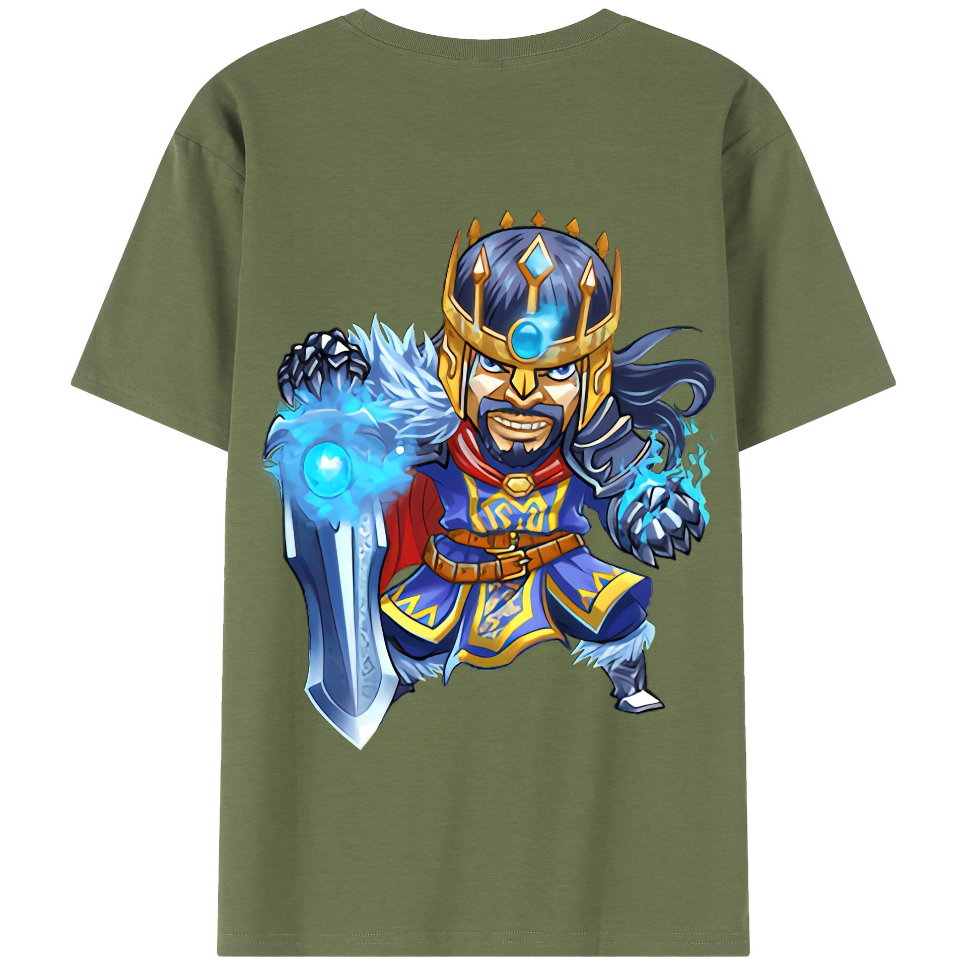 リーグ・オブ・レジェンド League of Legends LOL 綿100％半袖Tシャツ（背面プリント）